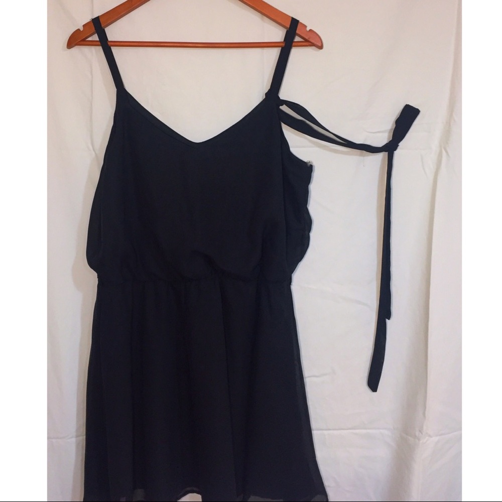Mimi Chica black sheer dress flowing XL